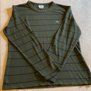 Men’s Lacoste size 6(XL) long sleeve shirt